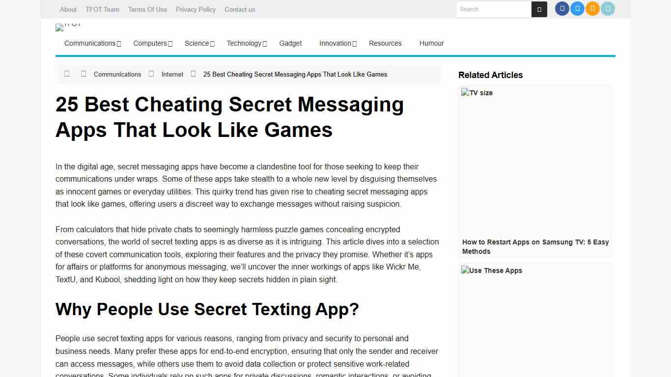 25 Best Cheating Secret Messaging Apps That Look Like Games - TFOT